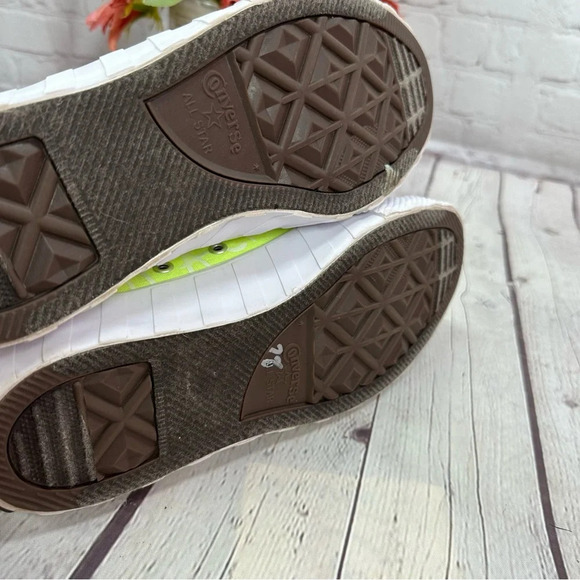 converse unt1tl3d not a chuck all star hi UNISEX kids sz 7 sneakers green colt - Picture 6 of 9